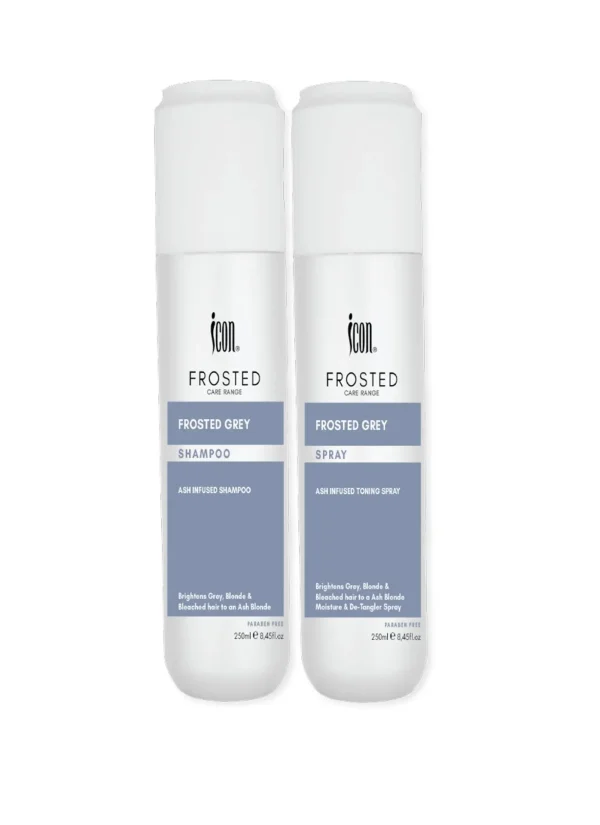 ICON Frosted Grey Shampoo Spray Combo