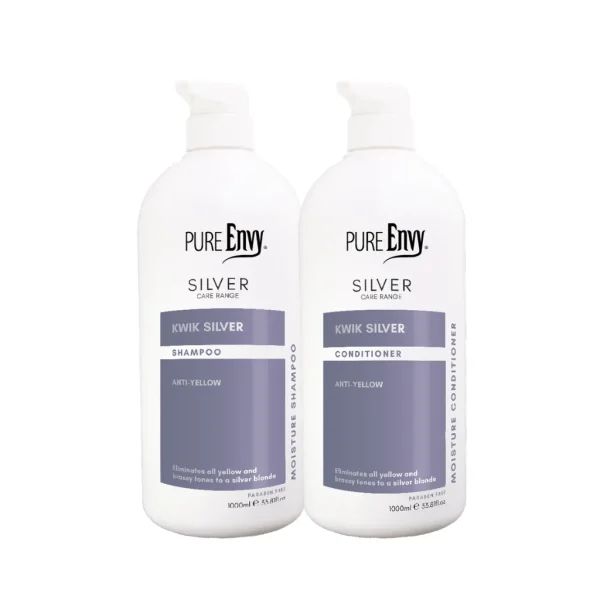 Pure Envy Kwik Silver Shampoo and Conditioner Combo 2000ml