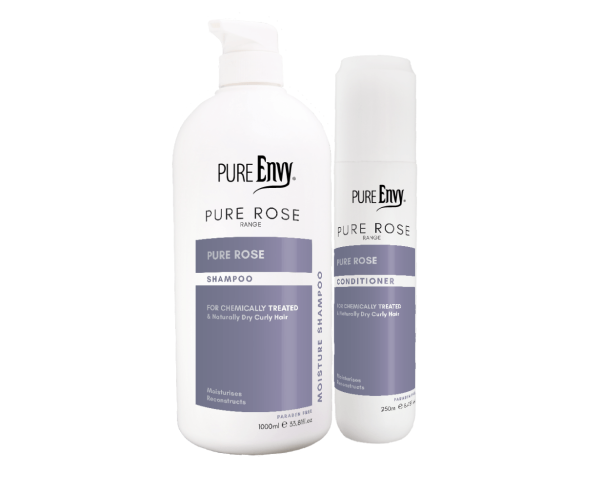 Pure Envy Pure Rose Shampoo and Conditioner Combo (1000ml / 250ml)