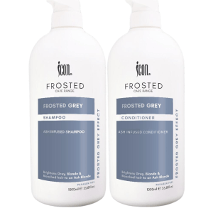 ICON Frosted Grey Shampoo and Conditioner Combo 2000ml