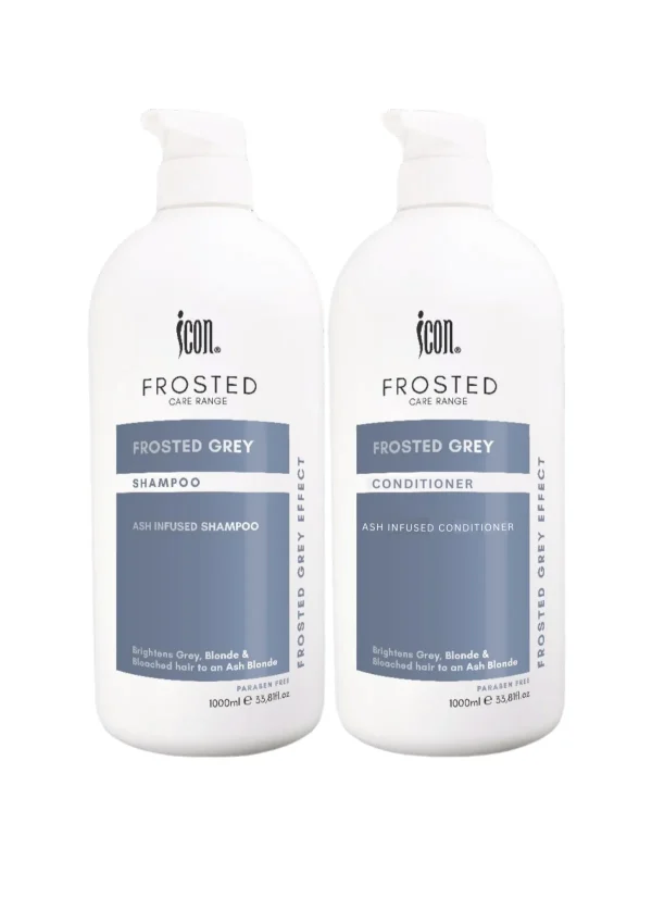 ICON Frosted Grey Shampoo and Conditioner Combo 2000ml