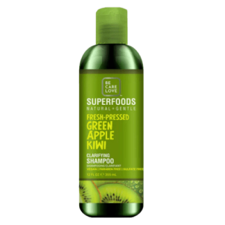 Be Care Love SuperFoods Fresh-Pressed Green Apple Kiwi Clarifying Shampoo 355ml