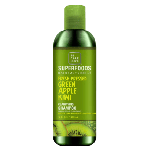 Be Care Love SuperFoods Fresh-Pressed Green Apple Kiwi Clarifying Shampoo 355ml