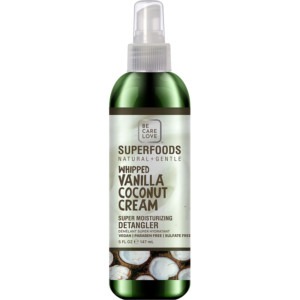 Be Care Love SuperFoods Natural & Gentle Whipped Vanilla Coconut Cream Super Moisturizing Detangler 147ml