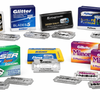 Double Edge Razor Blade Sample Pack for Wet Shaving & Safety Razors