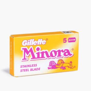 Gillette Minora Stainless Steel Double Edge Razor Blades