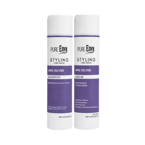 Pure Envy Kwik Silver Shampoo & Kwik Silver Cream Combo 500ml